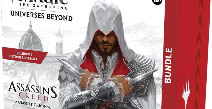 Magic: The Gathering – Assassin’s Creed Bundle | 9 Beyond Boosters + Accessories | Collectible Trading Card Game for Ages 13+
