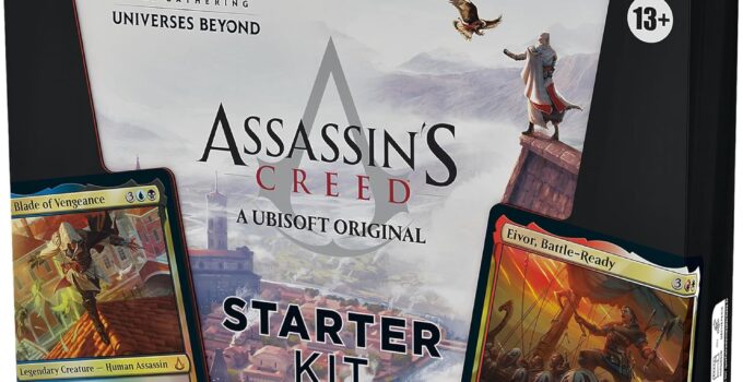 Magic: The Gathering – Assassin’s Creed Starter Kit | Learn to Play Magic with 2 Assassin’s Creed-Themed Decks | 2 Player Collectible Card Game for Ages 13+