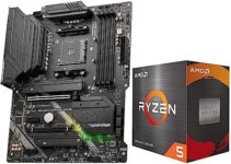 Micro Center AMD Ryzen 5 5600X Desktop Processor 6-core 12-Thread Up to 4.6GHz Bundle with MSI MAG B550 Tomahawk MAX WiFi Gaming Motherboard (AMD AM4, DDR4, PCIe 4.0)