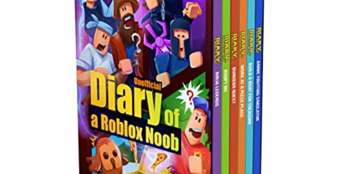 Robloxia Kid Diary of a Roblox Noob (Part 2): 6 Books Set Video Game Adventure Stories – Independent & Unofficial Roblox Book Series for Boys & Girls