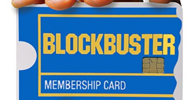 STICKIEMART Blockbuster Membership Card Cover DEBIT|CREDIT|TRANSIT|CARDS w/EZ Applicator included!