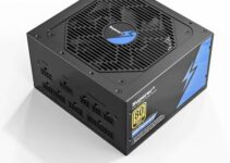 Superer 850W PSU Power Supply Fully Modular, 80 Plus Gold, ATX 3.1 3.0, PCIE 5.1 5.0, 12VHPWR, Low Noise, Japanese Capacitors, (CE Safety Certified) 850 watt