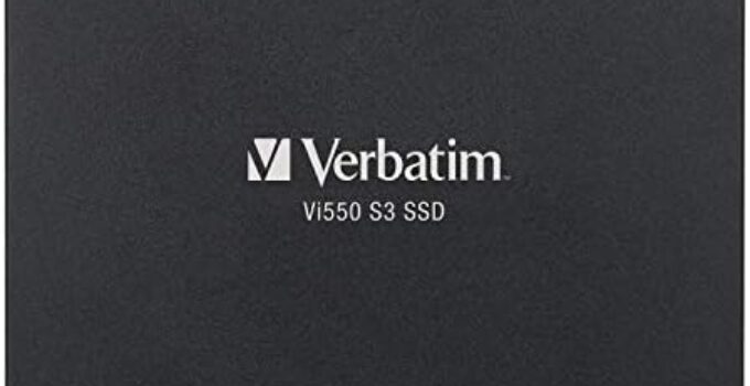 Verbatim 512GB Vi550 2.5″ Internal Solid State Drive SSD SATA III Interface with 3D NAND Technology