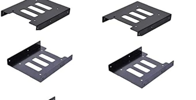 2.5″ to 3.5″ SSD HDD Hard Drive Adapter Bay Holder Mounting Bracket (8 Pack)