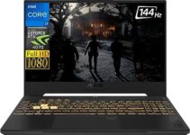 ASUS TUF Gaming Laptop Computer – 15.6″ FHD 144Hz Display, Intel Core i7-12700H CPU, NVIDIA GeForce RTX 4070, 16GB RAM, 1TB SSD, Wi-Fi 6, Backlit KB, Numeric Keypad, Win 11 Home with Gaming Mouse