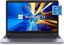 CHUWI Windows 11 Laptop HeroBook Pro+, 256GB SSD 8GB LPDDR4 RAM, 14.1” Windows Laptops, Intel Gemini Lake N4020, Up to 2.8GHz, Quad-Core, 1TB SSD Expand, FHD 1920×1080, 5G WiFi, Bluetooth, Camera