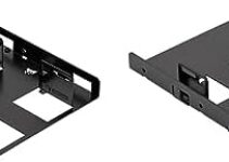 Corsair Dual SSD Mounting Bracket (3.5” Internal Drive Bay to 2.5″, Easy Installation) Black (Pack of 2)