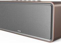 DOSS SoundBox XL Bluetooth Speaker with Subwoofer, 32W Loud Sound with Booming Bass, Dual DSP Technologies, 10H Playtime, USB-C, TWS, 2.1 Sound Channel Home Speaker for Indoor, and Office-Gold