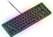 Gaming GMMK 2 Compact 65% Barebones (Frame Only) – Mechanical Gaming Keyboard Frame, Compact TKL Size (65%), Aluminium, Customisable, Per Key RGB, American QWERTY Layout – Black