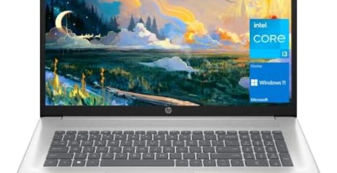 HP 17 Laptop, 17.3” HD+ Display, 11th Gen Intel Core i3-1125G4 Processor, 16GB RAM, 1TB SSD, Wi-Fi, HDMI, Webcam, Windows 11 Home, Silver