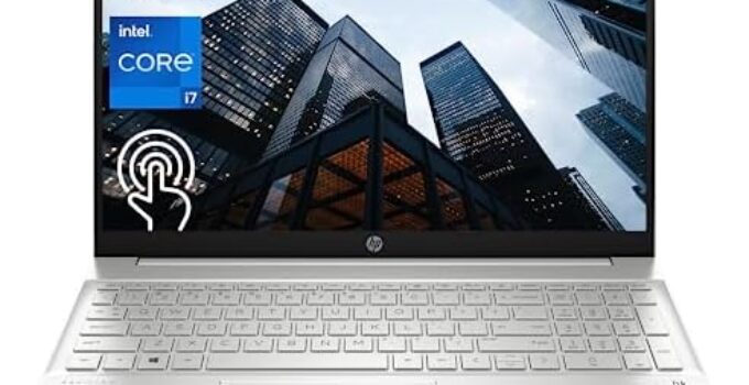 HP 2023 Latest Pavilion Business Laptop, 15.6″ FHD Touchscreen, 13th Gen Intel Core i7-1355U, 32GB RAM, 1TB PCIe SSD, Webcam, FP Reader, Backlit KB, Wi-Fi 6, Windows 11 Pro, Silver