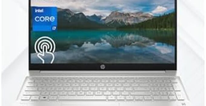 HP 2023 Newest Pavilion Laptop, 15.6″ FHD Touchscreen, 13th Gen Intel Core i7-1355U, 32GB RAM, 1TB PCIe SSD, Webcam, FP Reader, Backlit KB, Wi-Fi 6, Windows 11 Home, Silver
