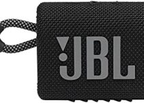 JBL – GO3 Portable Waterproof Wireless Speaker – Black (Renewed)