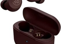 JLab Go Air Tones True Wireless Earbuds Designed with Auto On and Connect, Touch Controls, 32+ Hours Bluetooth Playtime, EQ3 Sound, and Dual Connect, Natural Earthtone Color (4975 C)