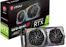 MSI GAMING GeForce RTX 2070 8GB GDRR6 256-bit HDMI/DP/USB Ray Tracing Turing Architecture HDCP Graphics Card (RTX 2070 GAMING Z 8G)