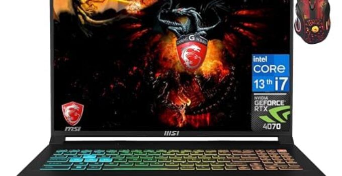 MSI Newest Crosshair Gaming Laptop, 16″ FHD+ 144Hz IPS Display, NVIDIA GeForce RTX 4070, Intel Core i7-13620H (Beats i9-12900H), 64GB DDR5 RAM, 4TB SSD, Backlit Keyboard, Wi-Fi 6, Windows 11 Home