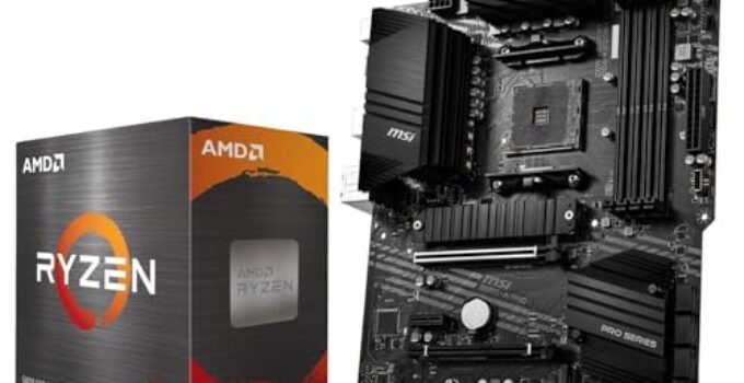 Micro Center AMD Ryzen 5 5600X Desktop Processor 6-core 12-Thread Up to 4.6GHz Unlocked with Wraith Stealth Cooler Bundle with ASUS Prime B550-PLUS AM4 DDR4 ATX Motherboard