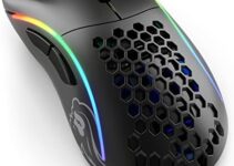 Model D- (Minus) Wireless Gaming Mouse – 67g Superlight Honeycomb Design, RGB, Ergonomic, Lag Free 2.4GHz Wireless, Up to 71 Hours Battery – Matte Black