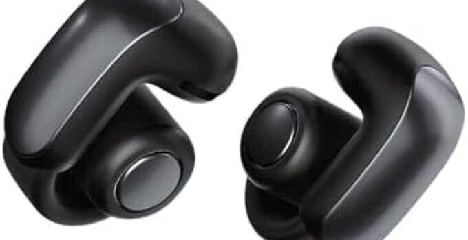NEW Bose Ultra Open Earbuds with OpenAudio Technology, Open Ear Wireless Earbuds, Up to 48 Hours of Battery Life, Black