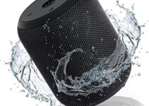 NOTABRICK Bluetooth Speakers,Portable Wireless Speaker with 15W Stereo Sound, Active Extra Bass, IPX6 Waterproof Shower Speaker, Double Pairing, for Party, Home Theater, Game Theater