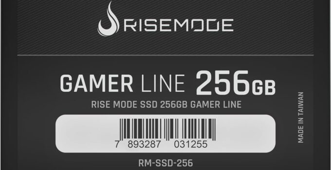 Rise Mode USA SSD Sata III 256GB Internal Solid State Drive Game Line Desktop PC or Laptop 2.5