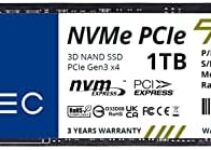 Timetec 1TB SSD NVMe PCIe Gen3x4 8Gb/s M.2 2280 3D NAND High Performance SLC Cache Read/Write Speed Up to 2,000/1,600 MB/s Internal Solid State Drive for PC Laptop and Desktop (1TB)