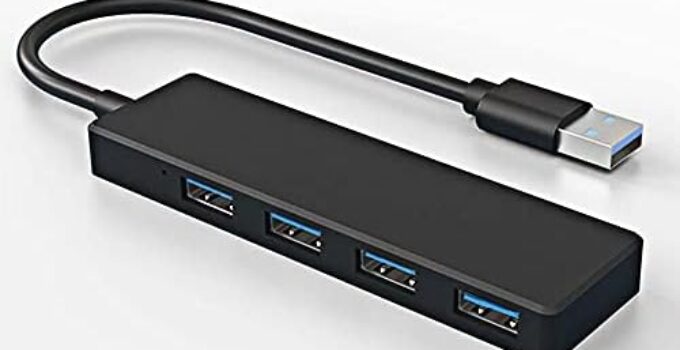 USB Hub,USB Splitter, 4-Port USB Hub,1 USB 3.0 + 3 USB 2.0 Hub Portable Multiport Adapter Expander Charging Splitter USB Extender Compatible with MacBook Mac Pro, PC,Camera Keyborad Mouse（USB 2.0+3.0）