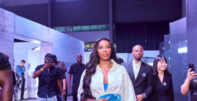 Lagos Lights Up As Celebs Sparkle At The TECNO Hi-Tech Launch