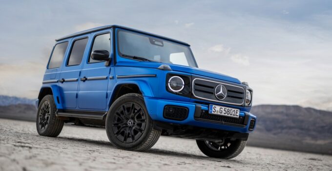 The all-electric Mercedes G-Class ratchets up the tech and off-road capability