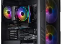 Cooler Master HAF 5 Pro High Performance Gaming PC – Intel i7 12700F – NVIDIA GeForce RTX 4060 Ti – 16GB DDR4 3200MHz – 1TB M.2 NVMe SSD – WiFi – Windows 11 – Desktop Computer