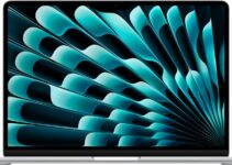 Apple 2024 MacBook Air 13-inch Laptop with M3 chip: 13.6-inch Liquid Retina Display, 8GB Unified Memory, 256GB SSD Storage, Backlit Keyboard, 1080p FaceTime HD Camera, Touch ID; Silver