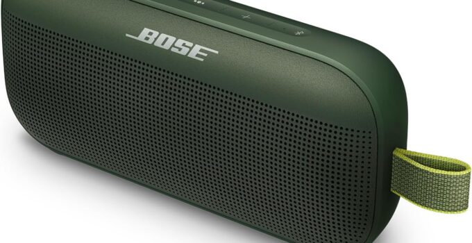 NEW Bose SoundLink Flex Bluetooth Portable Speaker, Wireless Waterproof Speaker for Outdoor Travel, Cypress Green – Limited Edition