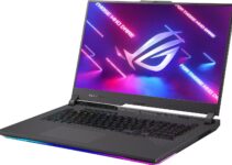 ASUS ROG Strix G17 (2023) Gaming Laptop, 17.3” QHD 240Hz, GeForce RTX 4070, AMD Ryzen 9 7945HX, 32GB DDR5, 1TB PCIe SSD, Wi-Fi 6E, Windows 11 Pro, Per-Key RGB Keyboard, G713PI-XS96