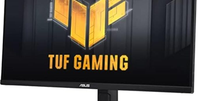 ASUS TUF Gaming 28” 4K 144HZ DSC HDMI 2.1, Monitor (VG28UQL1A) – UHD (3840 x 2160), Fast IPS, 1ms, Extreme Low Motion Blur Sync, G-SYNC Compatible, FreeSync Premium, Eye Care, DCI-P3 90%,BLACK