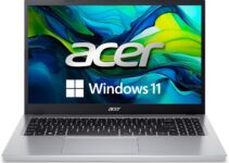 Acer Aspire Go 15 Slim Laptop | 15.6″ FHD (1920 x 1080) IPS | Intel Core i3-N305| Intel UHD Graphics | 8GB LPDDR5 | 128GB UFS | Wi-Fi 6 | AI PC | Windows 11 Home in S Mode | AG15-31P-3947