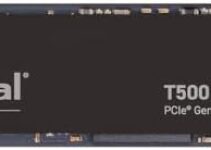 Crucial T500 1TB Gen4 NVMe M.2 Internal Gaming SSD, Up to 7300MB/s, Laptop & Desktop Compatible + 1mo Adobe CC All Apps – CT1000T500SSD8