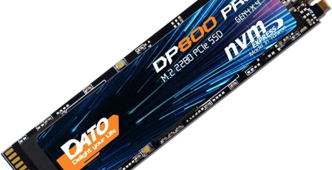 DP800 Pro 1TB M.2 2280 PCIe Gen4x4 NVMe SSD Internal Solid State Drive for Gaming and Creators (Up to 5100/4600 MB/s)