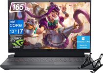 Dell G15 Gaming Laptop 2024 Newest, 15.6" FHD Display, Intel Core i7-13650HX(Up to 4.9GHz), NVIDIA GeForce RTX 4060, 32GB DDR5, 2TB SSD, Backlit Keyboard, Wi-Fi 6, Windows 11 Pro, with Laptop Stand