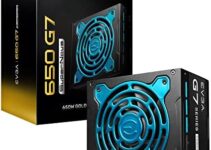 EVGA Supernova 650 G7, 80 Plus Gold 650W, Fully Modular, Eco Mode with FDB Fan, 10 Year Warranty, Includes Power ON Self Tester, Compact 130mm Size, Power Supply 220-G7-0650-X1