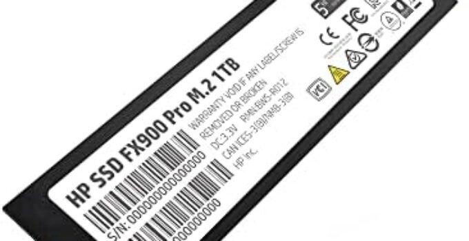 HP FX900 Pro 1 TB Solid State Drive – M.2 2280 Internal – PCI Express NVMe (PCI Express NVMe 4.0 x4)