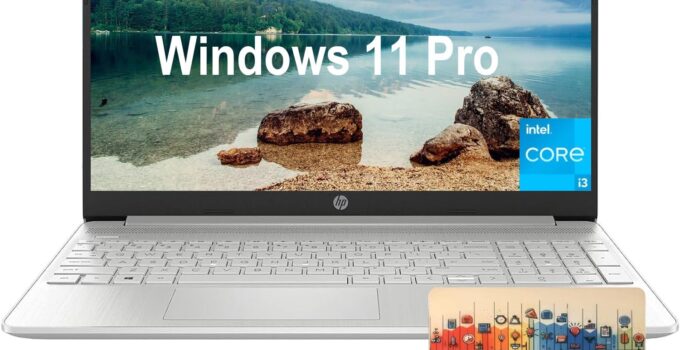 HP Newest 15.6” Touchscreen Laptop for Business and Student, i3-1215U (6-cores, Beat i5 1135G7), 16GB RAM, 1TB SSD, Windows 11 Pro, Silver