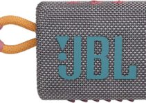 JBL Go 3: Portable Speaker with Bluetooth, Builtin Battery, Waterproof and Dustproof Feature Gray JBLGO3GRYAM