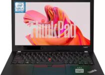 LENOVO ThinkPad T480s 14″ FHD Business Laptop Computer, Intel Core i5-8350U 3.60GHz, 16GB DDR4 RAM, 512GB SSD, Type-C, HDMI, CAM, Windows 10 Pro (Renewed)