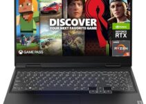 Lenovo IdeaPad Gaming 3 – Laptop Computer, 15.6″ 120Hz FHD Display, AMD Ryzen 5 6600H, NVIDIA GeForce RTX 3050, 16GB DDR5 RAM, 512GB SSD Storage, Wi-Fi 6, Essential Gaming Laptop, Windows 11 Home