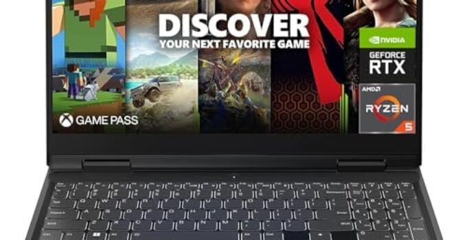 Lenovo IdeaPad Gaming 3 – Laptop Computer, 15.6″ 120Hz FHD Display, AMD Ryzen 5 6600H, NVIDIA GeForce RTX 3050, 16GB DDR5 RAM, 512GB SSD Storage, Wi-Fi 6, Essential Gaming Laptop, Windows 11 Home