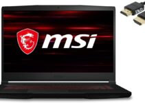 MSI 2023 Newest GF63 Thin Gaming 15 Laptop, 15.6″ FHD IPS Display, 11th Gen Intel i5-11400H, 32GB RAM, 1TB SSD, GeForce RTX 3050 4GB, Win11, HDMI Cable