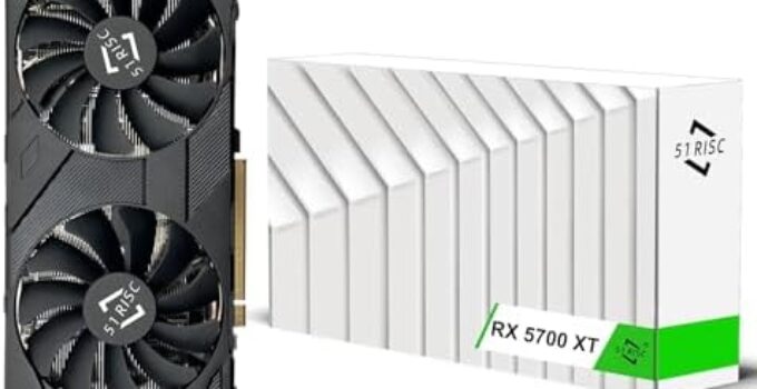 Radeon RX 5700 XT Graphics Card, 8GB GDDR6 256bit PCIe 4.0 x16 Boost Clock 1905MHz DP x3 HDMI 1080P 1440p Video Gaming Card 8K Resolution Support (Radeon RX 5700 XT 8GB)