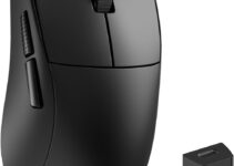 Redragon M916 PRO 3-Mode Wireless Gaming Mouse, Hype-Speed 4K Polling Rate, 49G Ultra-Light 26K DPI Gamer Mouse w/Ergonomic Natural Grip Build, Redefinable Macro Buttons, Software Supported