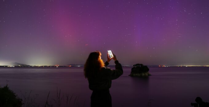 When nature meets technology: Phone cameras bring the northern lights to life, during solar storm