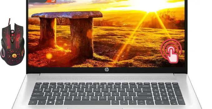 HP 17.3″ Touchscreen Laptop for Business, Brightview HD+ Display, AMD Ryzen 5 7530U (6-Core) Processor(Beats i7-1165G7), 32GB RAM, 2TB SSD, Full-Size Keyboard, Wi-Fi 6, HDMI, Windows 11 Pro